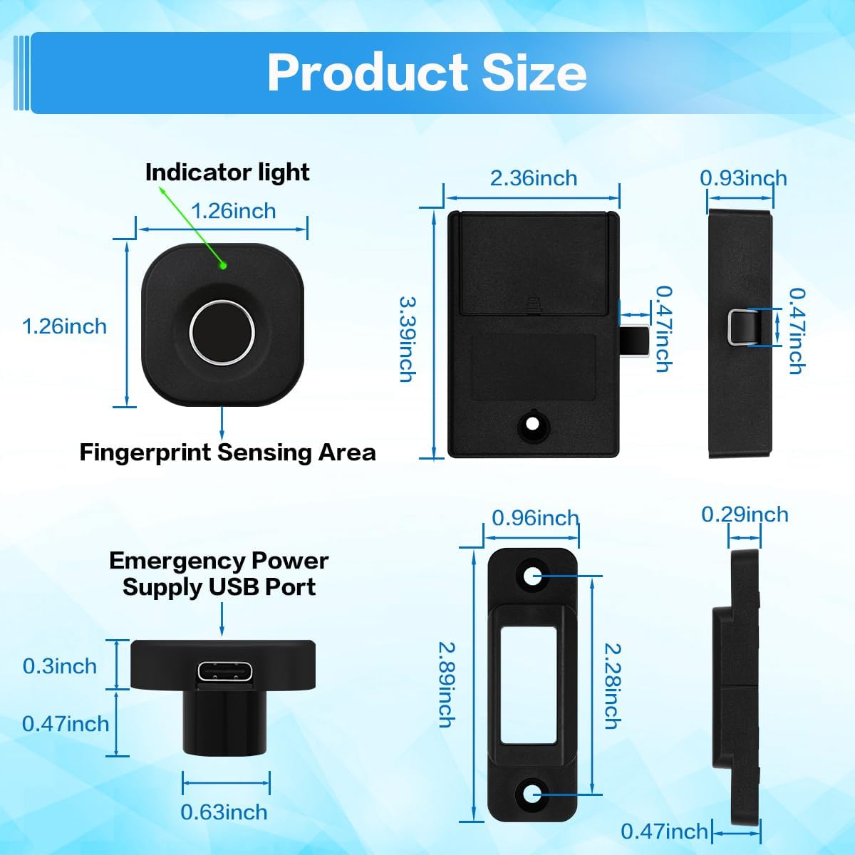 MyLock Fingerprint Cabinet & Drawer Lock™ - MyLock