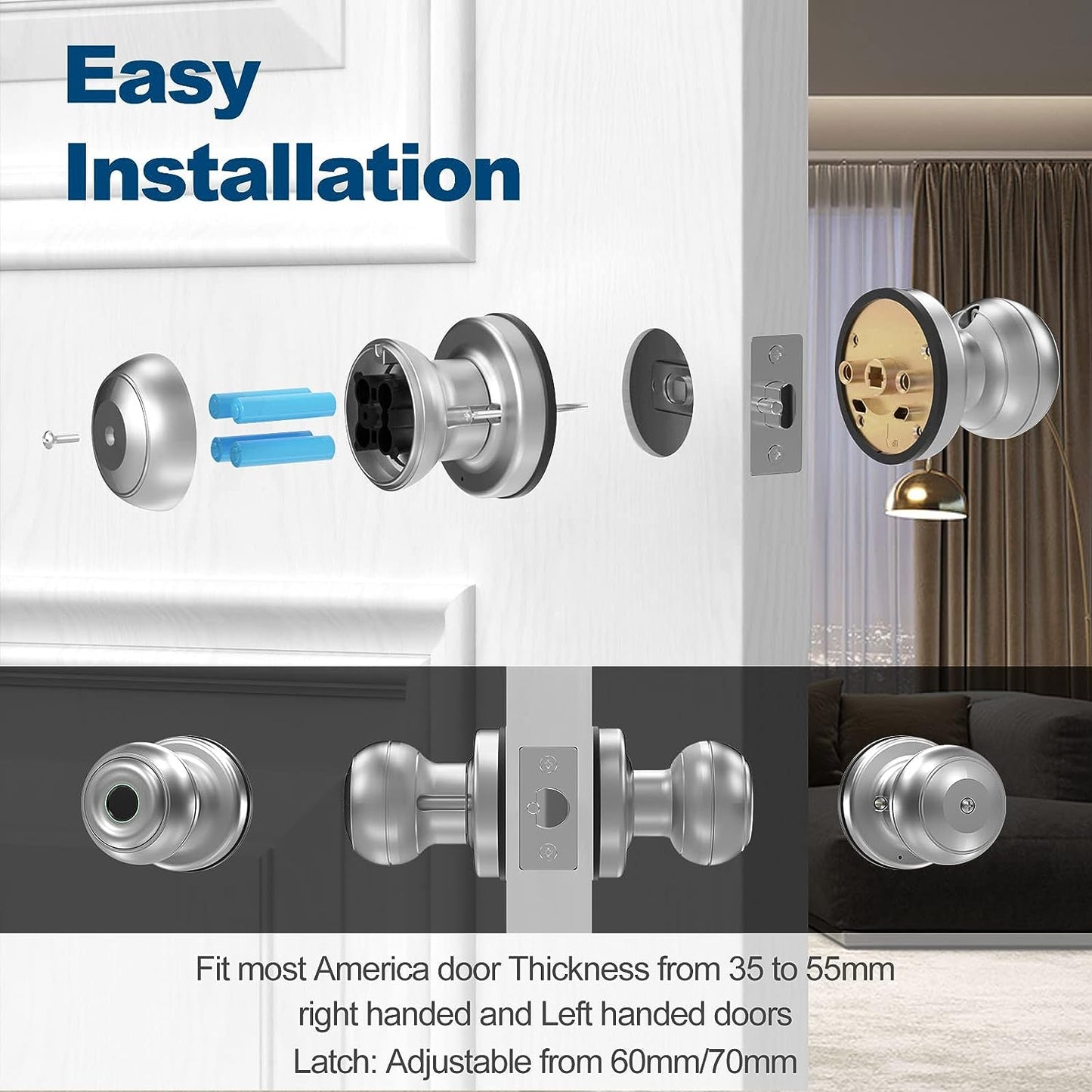 MyLock Fingerprint Door Knob ™ - MyLock