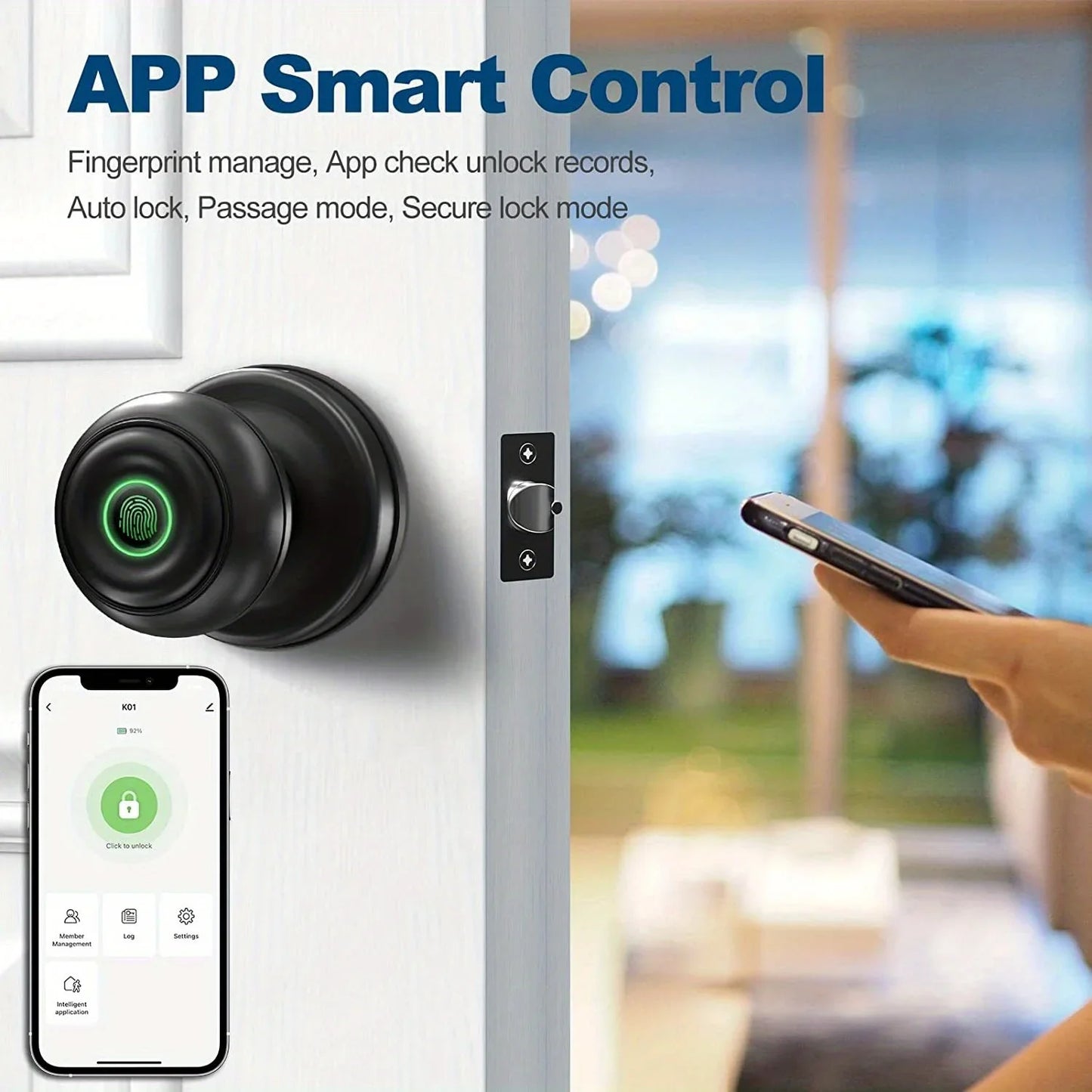 MyLock Fingerprint Door Knob ™ - MyLock